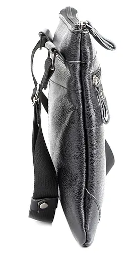 Кожаная мужская сумка SHVIGEL 17х21х1 см sum0015045 - фото 5