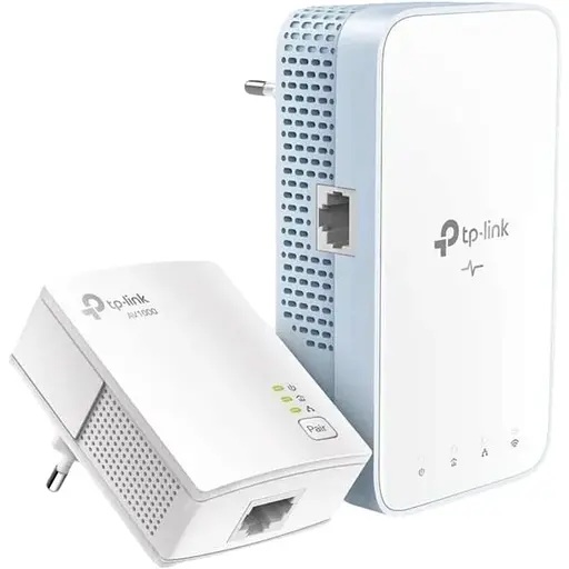 Комплект адаптеров TP-Link Powerline TL-WPA7517KIT (TL-WPA7517 + TL-PA7017) AC1200, AV1000, 1xGE MESH