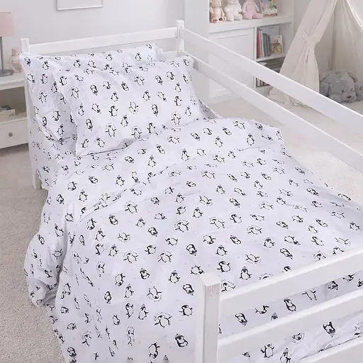 Пододеяльник бязь MirSon Sweet Penguin 110х140 см (2200012577202) - фото 1