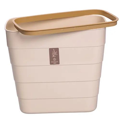 Корзина для мусора подвесная 6 л, бежевый Yiwu HP-45-18BE - фото 5