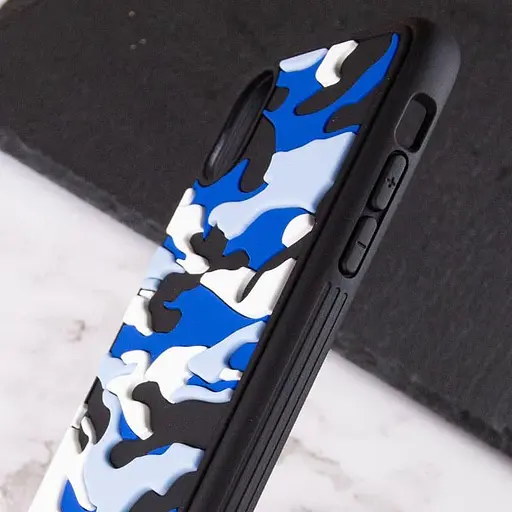 Чехол TPU+PC Army Collection для Apple iPhone XS Max 6.5 Синий - фото 4