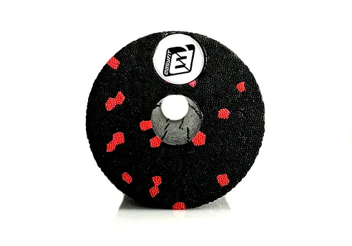 Массажный ролик EasyFit EPP 15х5 см черный-красный (EF-2041-R) - фото 2