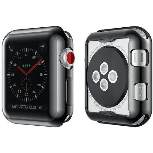 Чохол-накладка DK Silicone Face Case для Apple Watch 42mm (black) - фото 3