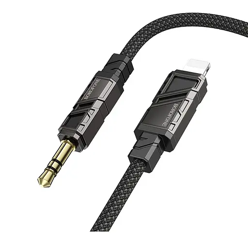 Перехідник BOROFONE BL22 Dignity digital audio conversion cable iP Black - фото 1