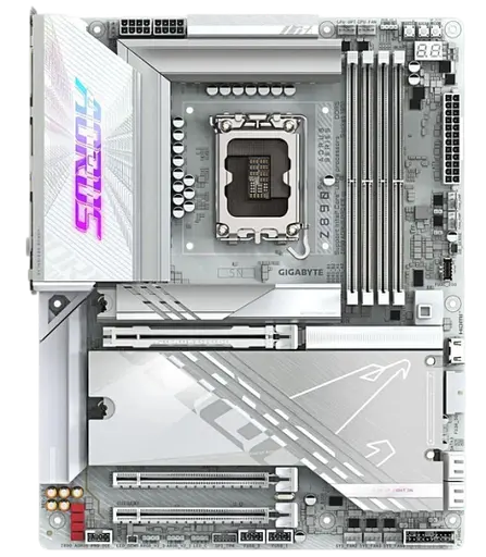 Материнська плата Gigabyte Z890 Aorus Pro Ice LGA 1851 (Z890 AORUS PRO ICE) - фото 2