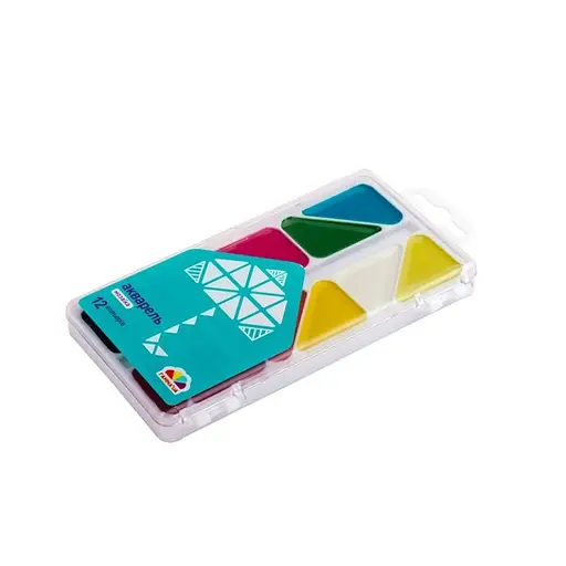 Акварельні фарби "Мозаїка" ГАММА'UA 300102, 12 кольорів - фото 1