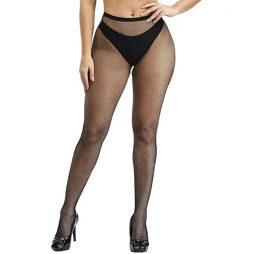 Колготки JSY в мелкую сетку T-8000, Black