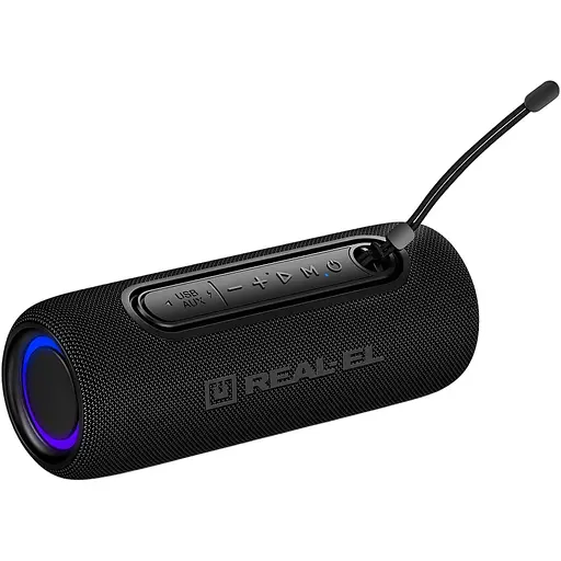 Портативна акустика Real-El X-715 Black (EL121600027) [134897] - фото 7