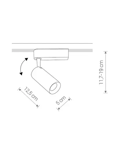 Трековий світильник Nowodvorski 9002 Iris LED 1x12W 4000K 1100Lm IP20 білий - фото 2