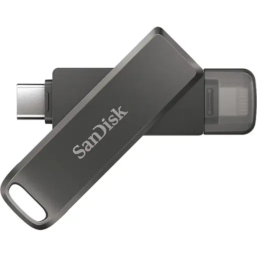 Флеш-накопичувач Sandisk USB 3.1 iXpand Luxe 64Gb Type-C/Lightning Apple (SDIX70N-064G-GN6NN) - фото 3