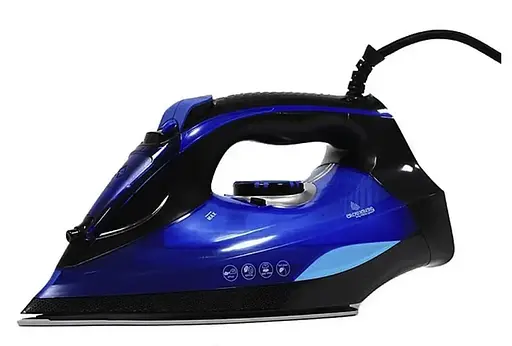 Гладильный утюг Crownberg CB-7442 Керамическое покрытие 2200Вт Резервуар для воды 420мл Синий/Черный - фото 1