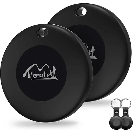 Отслеживание Bluetooth с кожаным брелоком, локатор ключей, трекер багажа, сертификат MFi только для iOS, работает с приложением Find