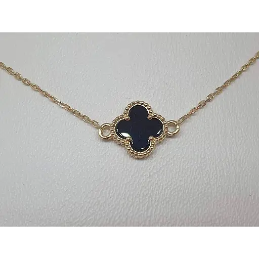 Золоте кольє Платон Конюшина з агатом. 2Н122/67Б 40 - фото 3