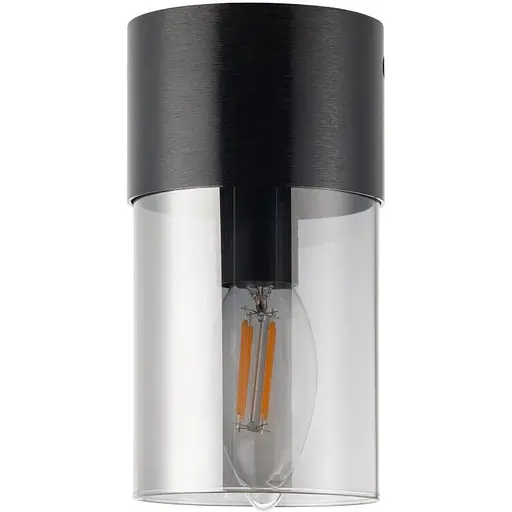 Світильник стельовий Zuma Line Vetro E14 1x40W IP20 чорний - фото 1