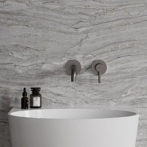 Змішувач для раковини Omnires Y прихованого монтажу graphite (Y1215HGR) - фото 2