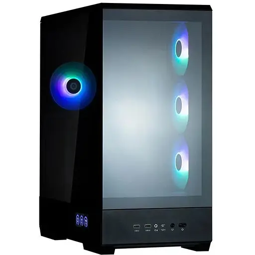 Корпус Zalman P50 DS, черный, Mid Tower, без БП, для ATX/Micro ATX/Mini ITX, 1xType-C/2xUSB 3.0, макс. CPU - 178 мм/VGA - - фото 1