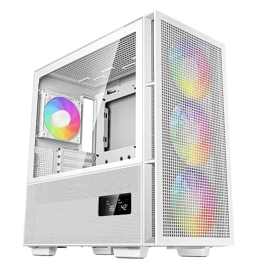 Корпус Deepcool CH560 Digital White без БЖ (R-CH560-WHAPE4D-G-1) Без БП - фото 1