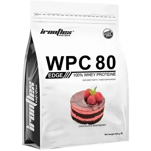 Протеин IronFlex WPC EDGE Instant, 900 грамм - Шоколад-малина