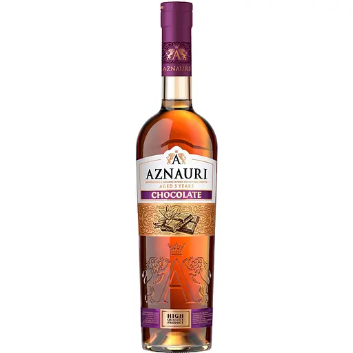 Уценка. Напиток алкогольный Aznauri Chocolate De Luxe 5 yo 30% 0.5 л  - фото 1