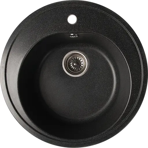 Гранітна кухонна мийка Romzha Klasicky Antracit (902) - фото 1