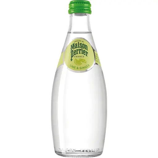 Вода мінеральна Maison Perrier Lime-Ginger газована 0.33 л