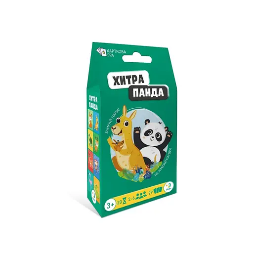Карткова гра "Хитра панда" DoDo Toys 301235, 29 карточек - фото 1
