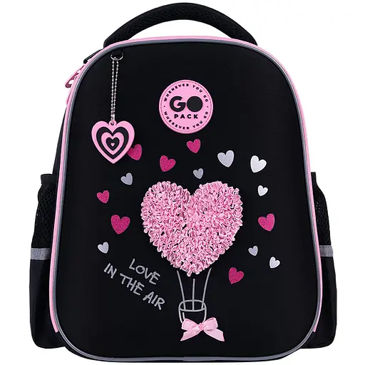 Рюкзак GoPack Education 165S Heart Черно-розовый (GO26-165S-2) - фото 3