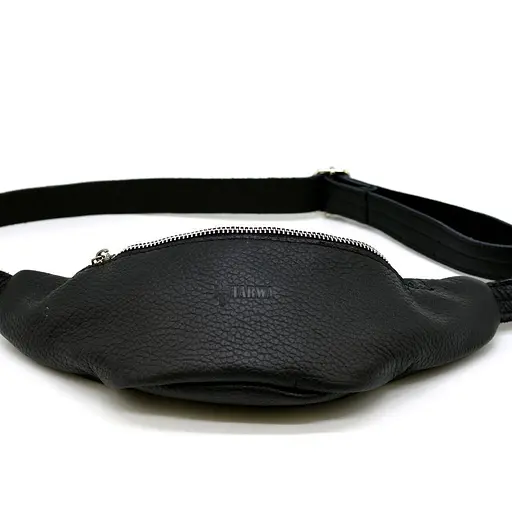 Кожаная мужская сумка на пояс TARWA 11х28х6 см sum0025984 - фото 13