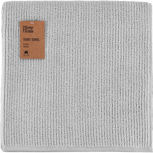 Рушник махровий Ardesto Air 70х140 см 100% бавовна сірий (ART2170SG)  - фото 1