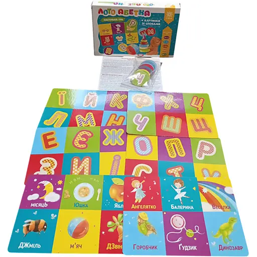 Настольная игра Лото Алфавит Zirka + картинки со словами (435572) - фото 3