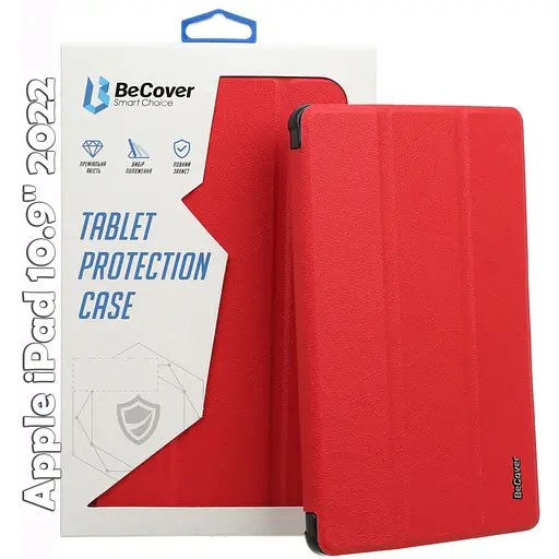 Чехол для планшета BeCover Smart Case Apple iPad 10.9" 2022/24/11" 2025 Red (709194) - фото 1
