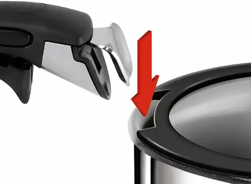 Tefal Кришка скляна Ingenio 24 см скло силікон - фото 8