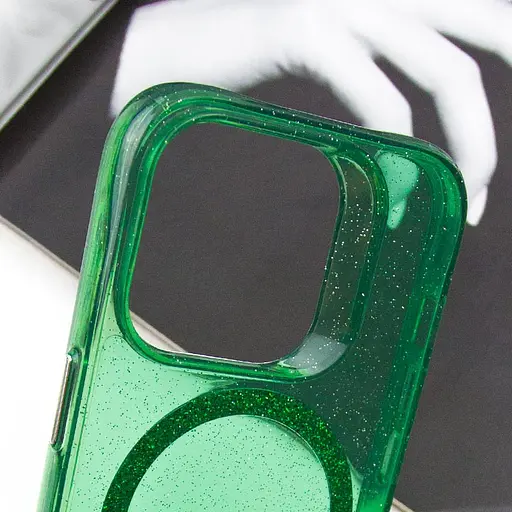 Чохол Epik TPU Radiance with MagSafe для Apple iPhone 16 Pro Max 6.9 Green - фото 3