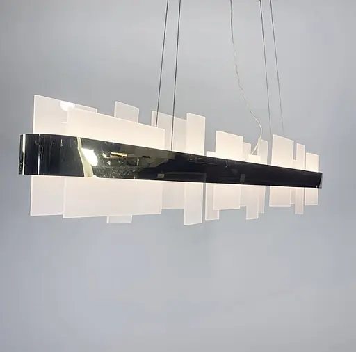 Стильная люстра в удлиненном латунном корпусе Line.F SGA 15-1000 L - фото 6