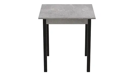 Стіл кухонний Ferrum-decor Агата 75x70x70 Чорний ДСП Бетон 16мм (FRD-105557) - фото 4