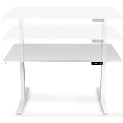 Компьютерный стол с регулируемой высотой Di Volio Biago белый - фото 6