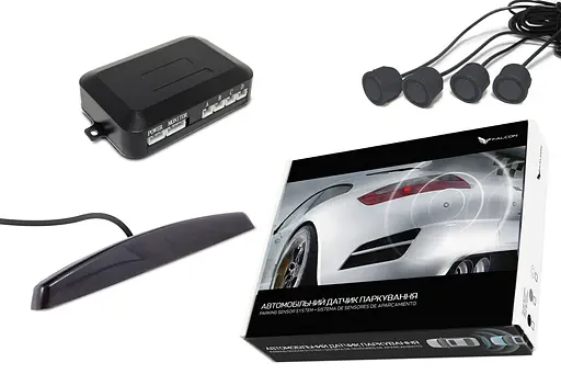 Паркувальний радар Falcon 878 black-4 датчика