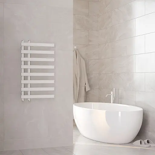 Полотенцесушитель дизайнерский Ideale Aurora 8/800/450 белый, Белый - фото 3