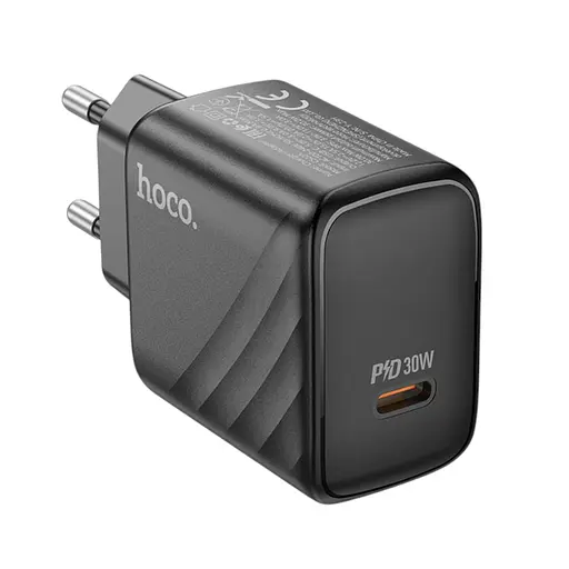 Сетевой адаптер Hoco CS22A быстрая зарядка PD 30W - фото 2