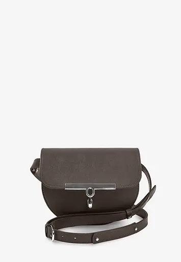 Жіноча шкіряна сумка поясна-кроссбоді Bridget темно-бежевий - фото 3
