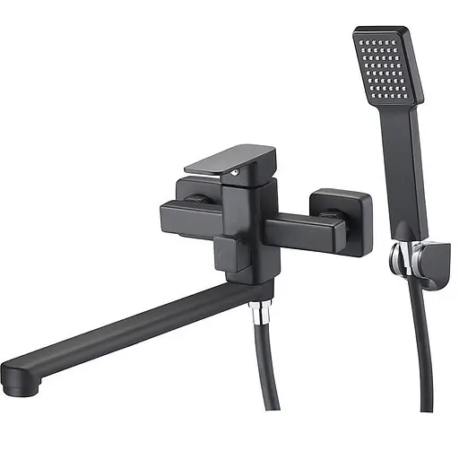 Змішувач для ванни Zegor LEB7-B123YB одноважільний чорний 30412 - фото 2