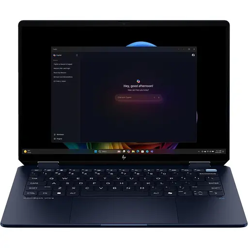 Ноутбук HP 14 OmniBook Ultra Flip 14-fh0004ua 2.8K OLED/U7-256V/16GB/1TB SSD/Intel Arc/W11/Blue (B9PD4EA) - фото 1