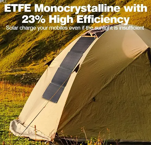 Солнечная панель Solar panel IP67 30W 2xUSB (PD) выхода (BS-030) - фото 7