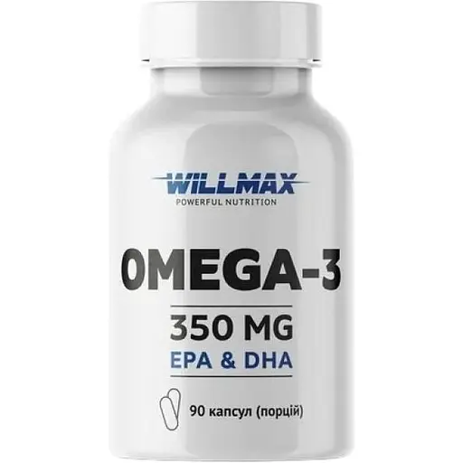Рыбий жир Willmax Omega-3 350 mg, 90 капсул
