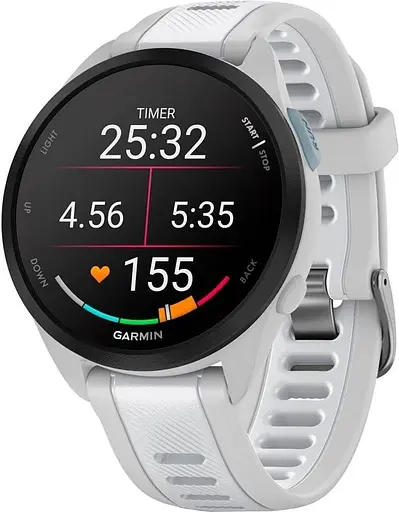 Смарт-годинник Garmin Forerunner 165 Mist Gray/Whitestone (010-02863-21/A1) - фото 2