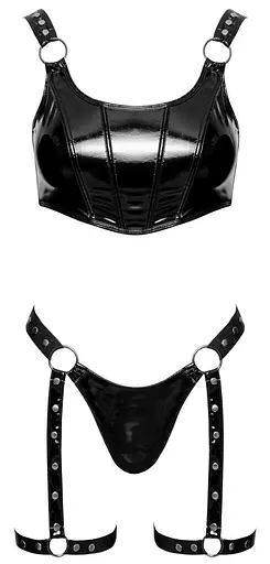 Еротичний комплект Black Level XL (чорний) - фото 13