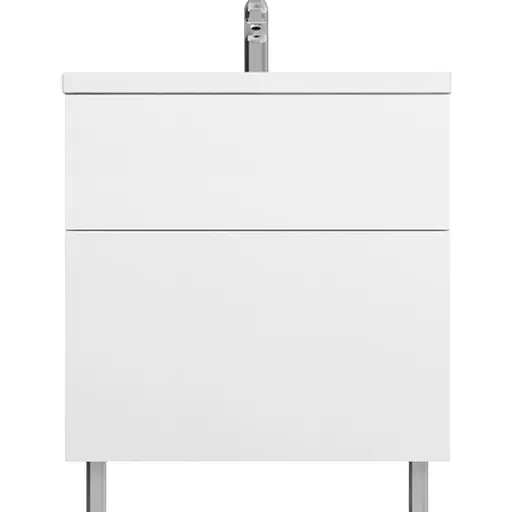 Тумба з умивальником AM.PM Gem підлогова 75 см білий MGA-FSX07522WG-WCC0752WG Білий - фото 1