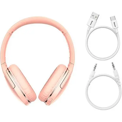 Навушники Baseus Encok Wireless Headphone D02 Pro Pink (NGD02-C04) [93422] - фото 5
