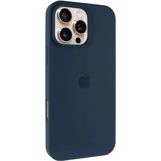 Чохол Epik Silicone Case Full Protective AA для Apple iPhone 16 Pro Max 6.9 Синій/Deep navy - фото 1