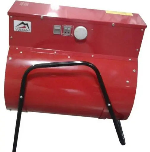 Електрична теплова гармата Vulkan 12 кВт, площа обігріву 120 кв.м., червоний, підлоговий, 380 В (12000 ТП) - фото 2